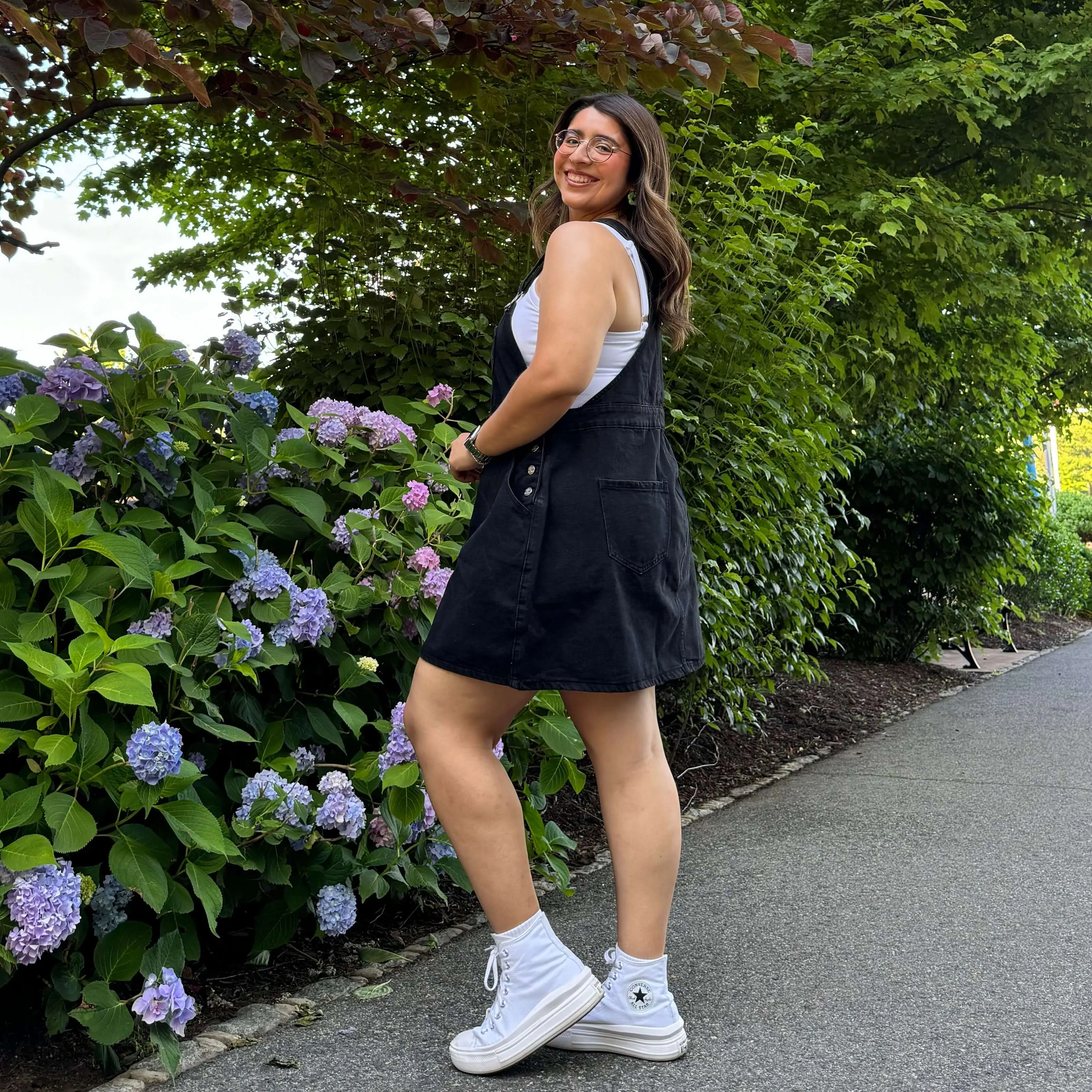 Overall Dress - Black