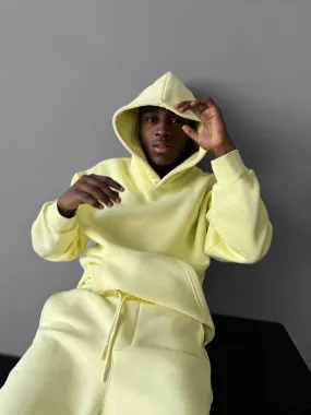 Oversize Basic Hoodie - Young Wheat