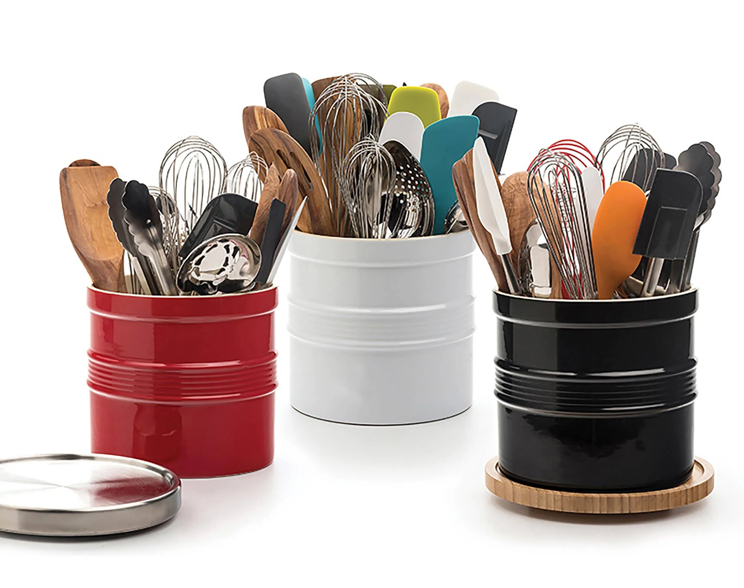Oversized Tool Crock - Red