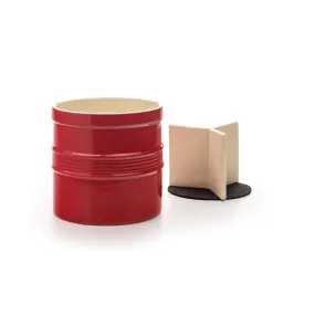 Oversized Tool Crock - Red