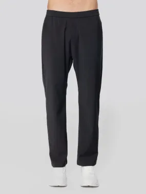 Pantaloni in Fresco Lana con Coulisse Piombo