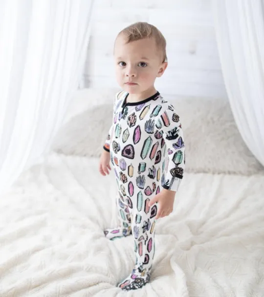 Peregrine Kidswear Crystals Footie