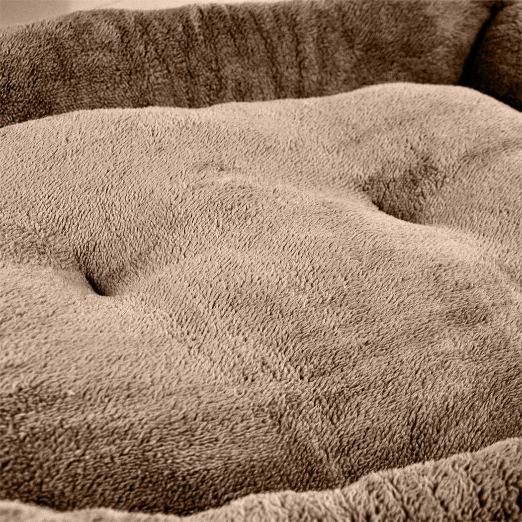 Pet Bed Mattress Dog Cat Pad Mat Cushion Soft Winter Warm Large Cream