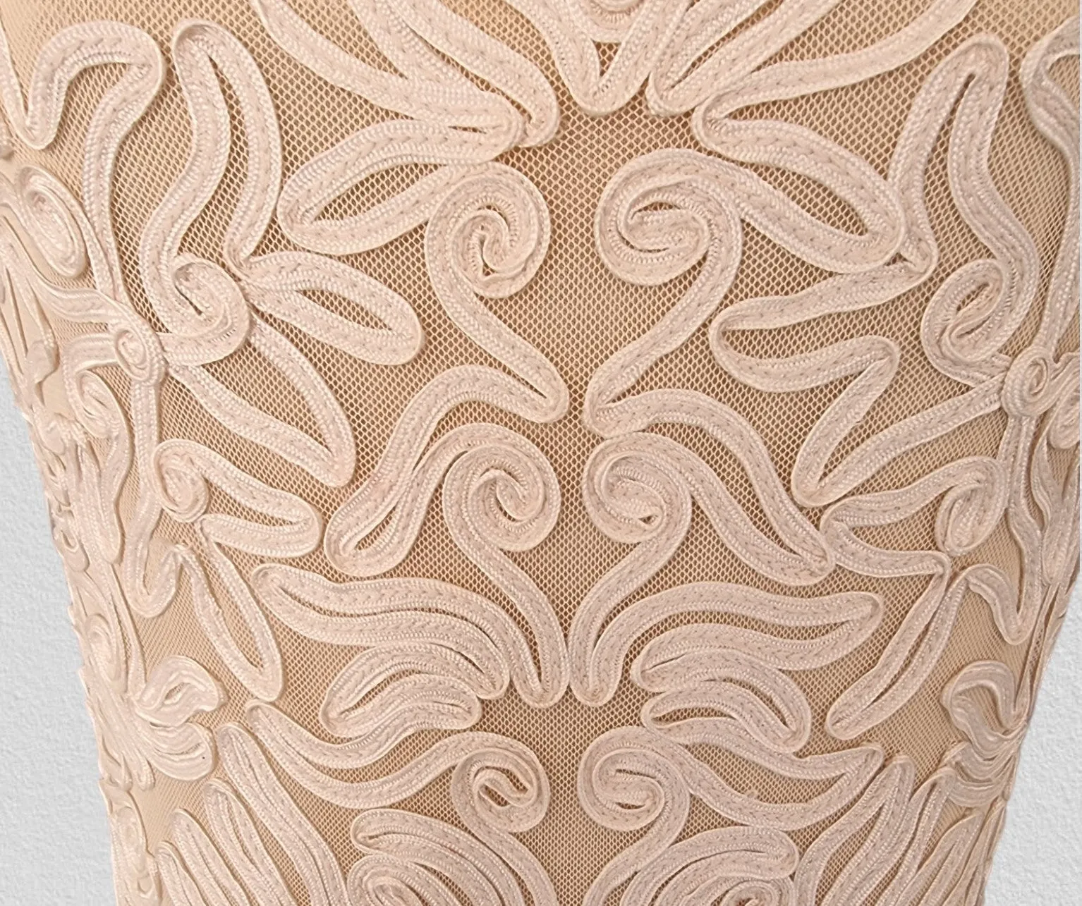 Phase Eight Womens Cream Tapework Lace Dress UK 12 US 8 EU 40