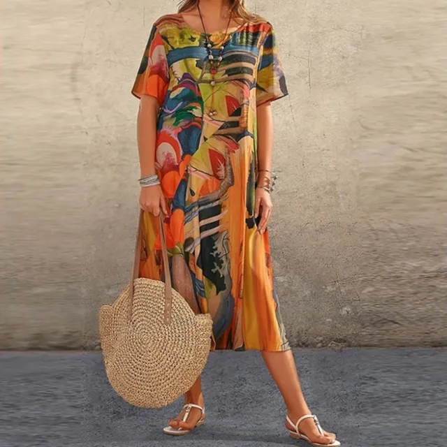 PHOEBE™ | COMFORTABLE FLORAL DRESS