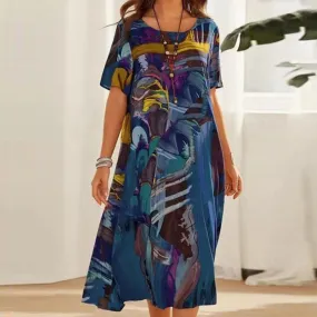 PHOEBE™ | COMFORTABLE FLORAL DRESS