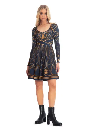 Piltover Toastie Long Sleeve Longline Dress