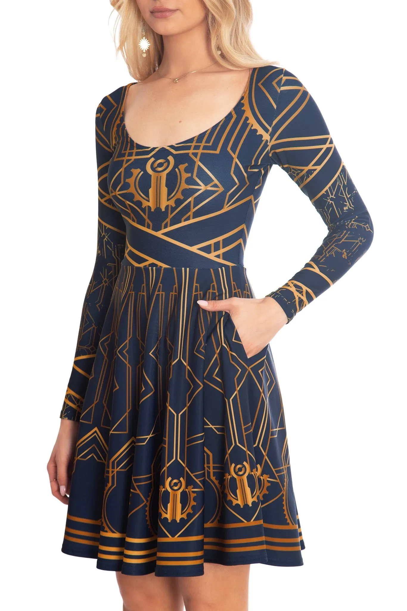 Piltover Toastie Long Sleeve Longline Dress