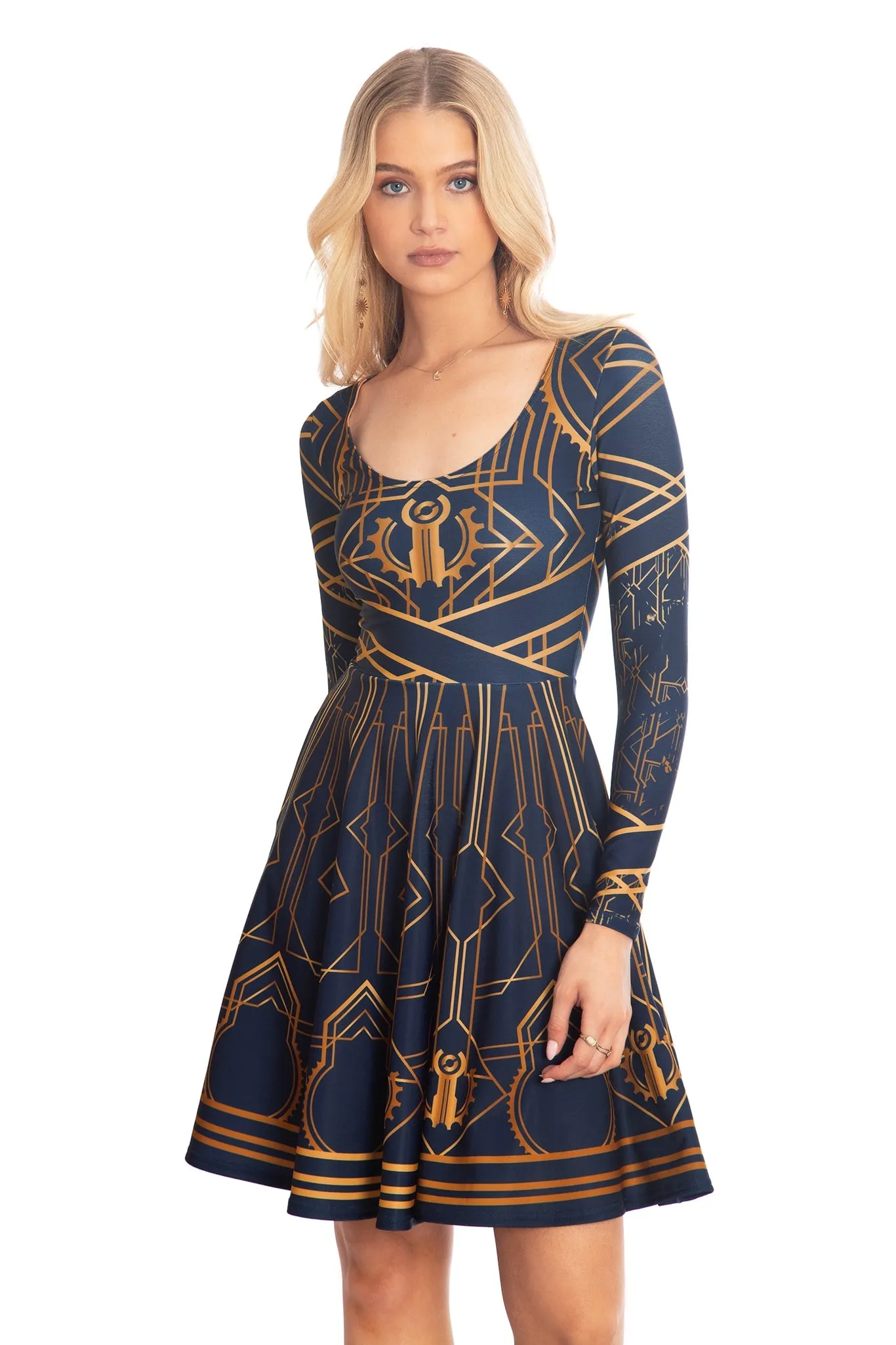 Piltover Toastie Long Sleeve Longline Dress