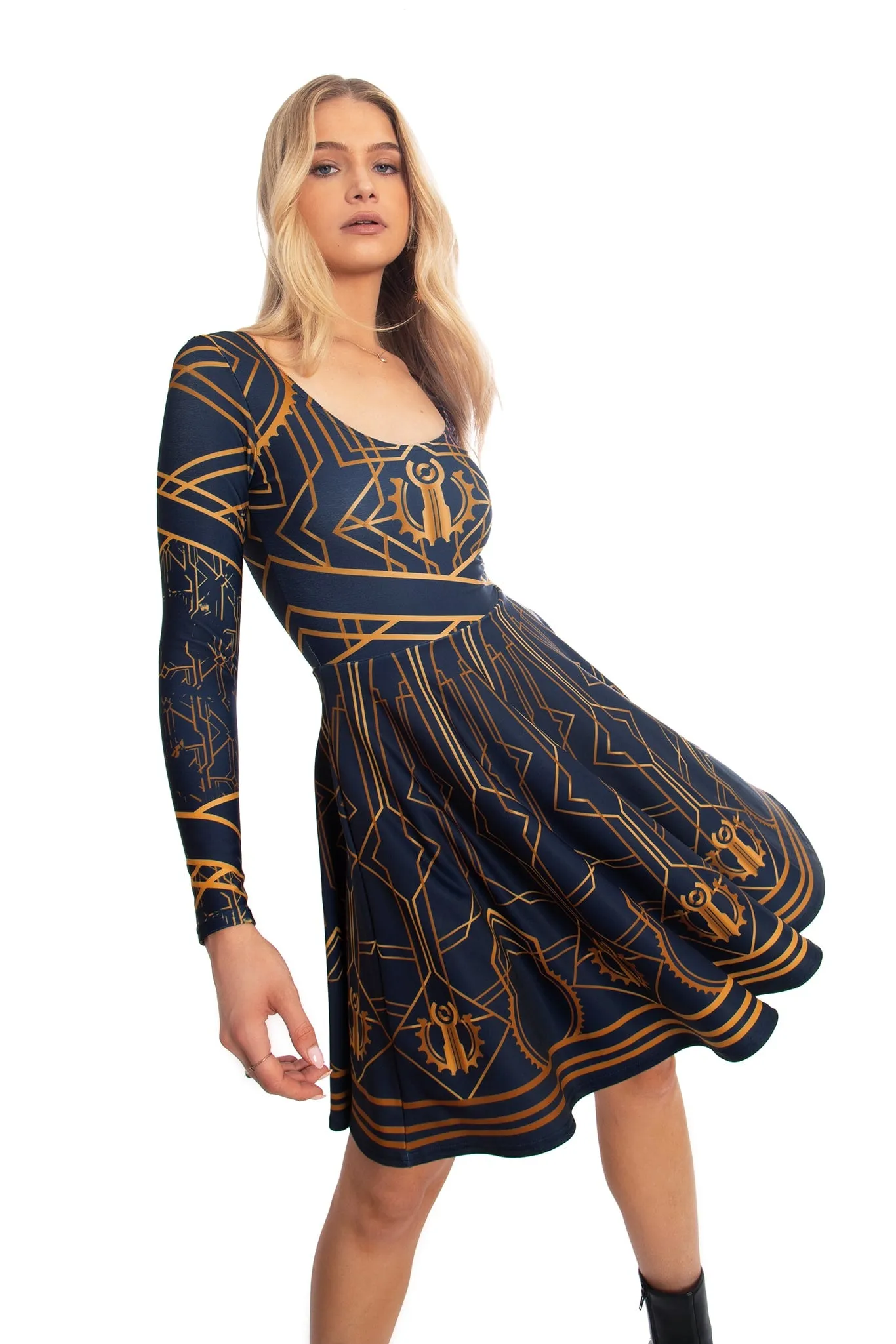 Piltover Toastie Long Sleeve Longline Dress