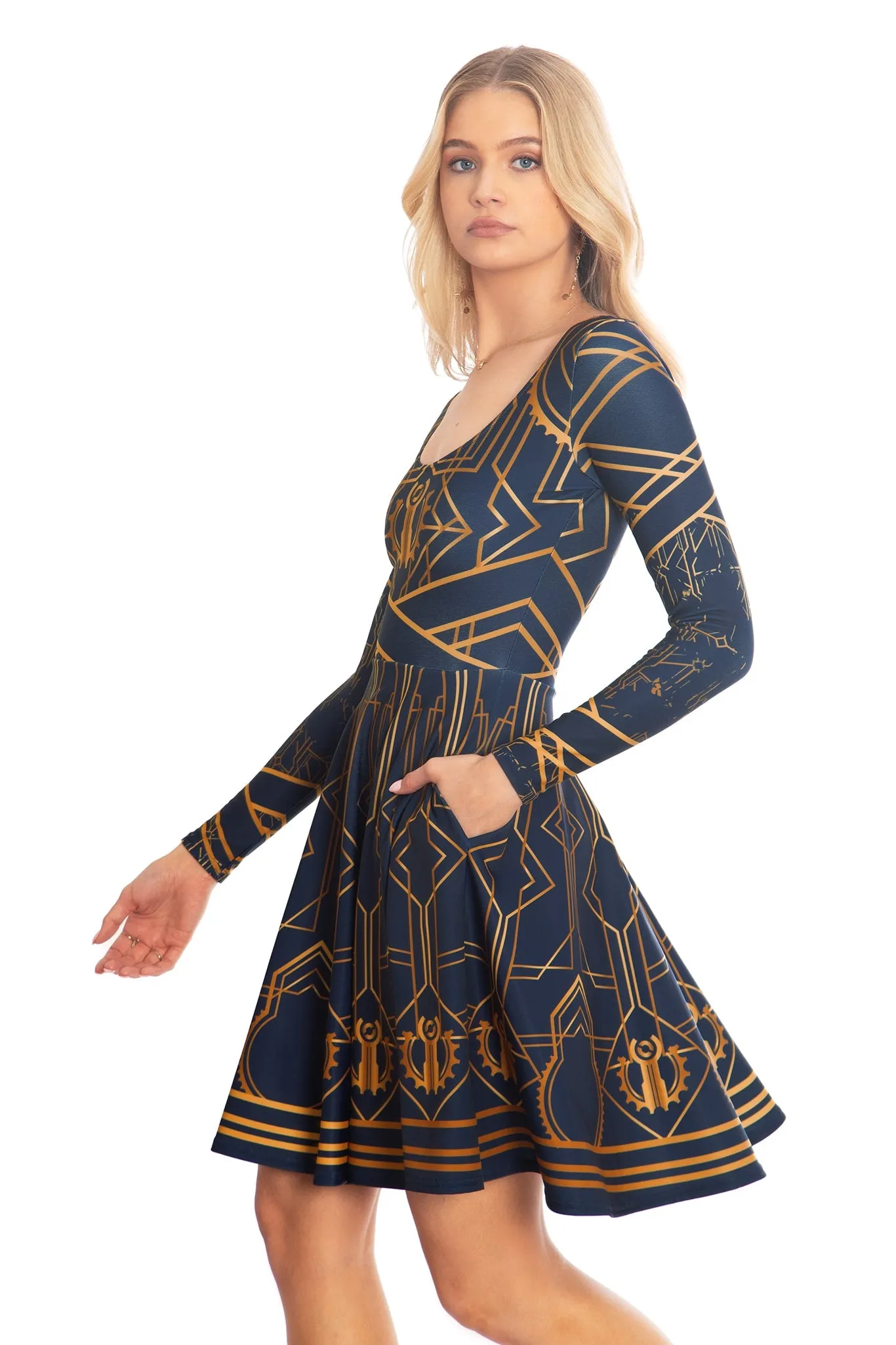Piltover Toastie Long Sleeve Longline Dress