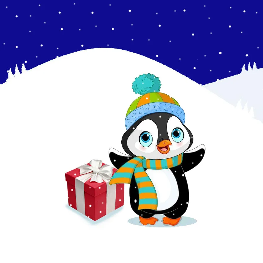 Pinguino natalizio t-shirt