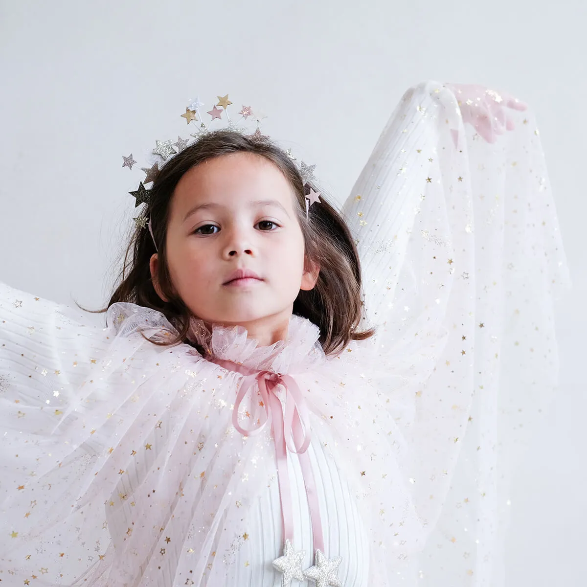 Pink Shooting Star Cape by Mimi & Lula