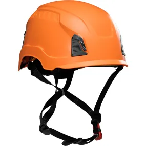 PIP 280-HP1491RM-03 Industrial Climbing Helmet with Mips Technology, ABS Shell, EPS Foam Impact Liner, HDPE Suspension, Wheel Ratchet Adjustment and 4-Point Chin Strap