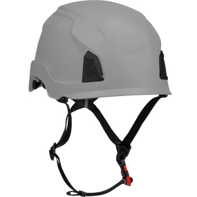 PIP 280-HP1491RM-09 Industrial Climbing Helmet with Mips Technology, ABS Shell, EPS Foam Impact Liner, HDPE Suspension, Wheel Ratchet Adjustment and 4-Point Chin Strap
