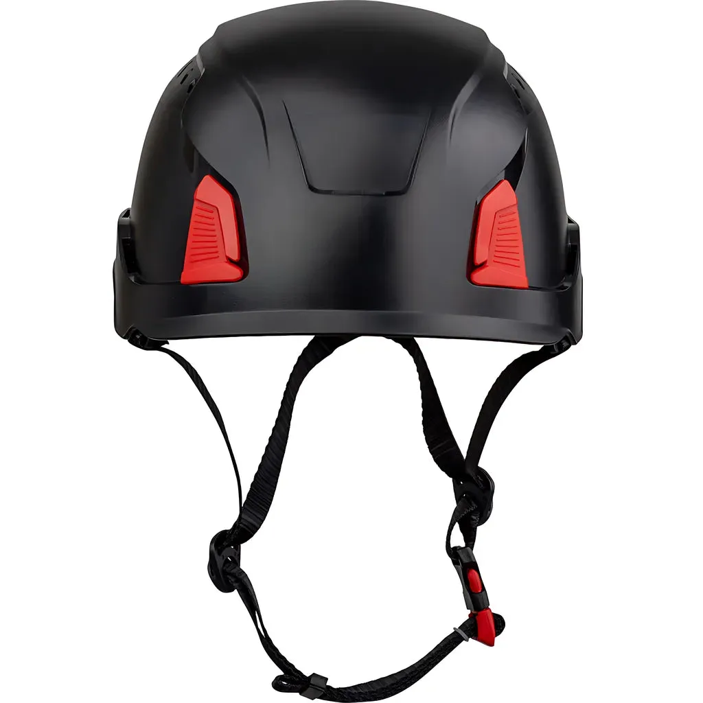 PIP 280-HP1491RVM-11 Vented, Industrial Climbing Helmet with Mips Technology, ABS Shell, EPS Foam Impact Liner, HDPE Suspension, Wheel Ratchet Adjustment and 4-Point Chin Strap