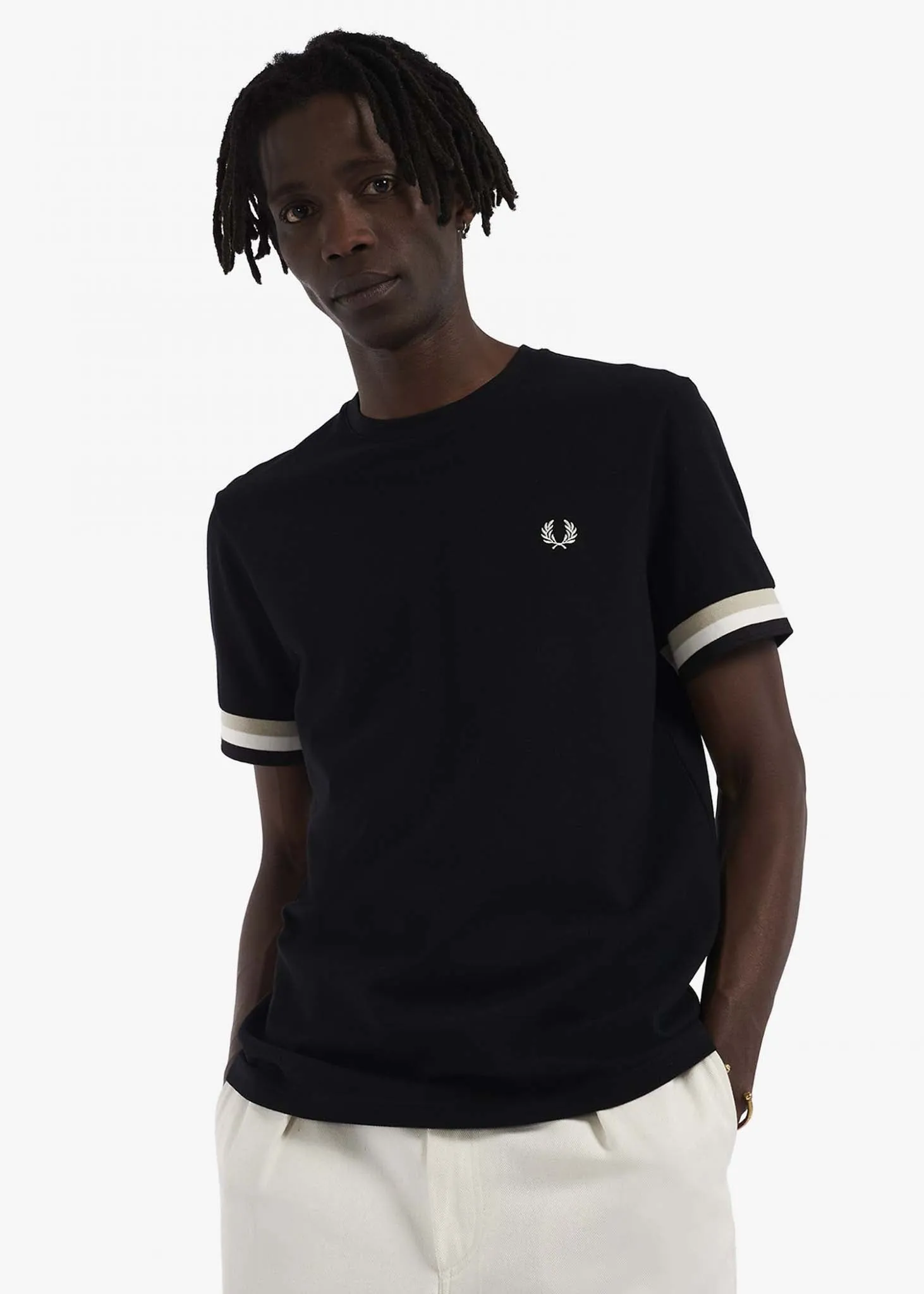 Pique t-shirt - black