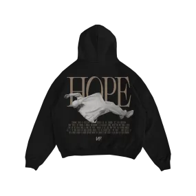 Premium Heavyweight Black "HOPE" Hoodie