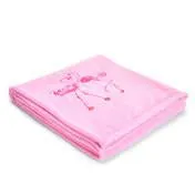 Pretty Flamingo Fleece Throw