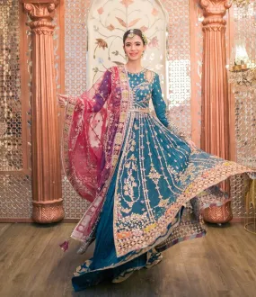 Qalamkar Dilnaaz Luxury Wedding Formals – DN-02 SABRINA