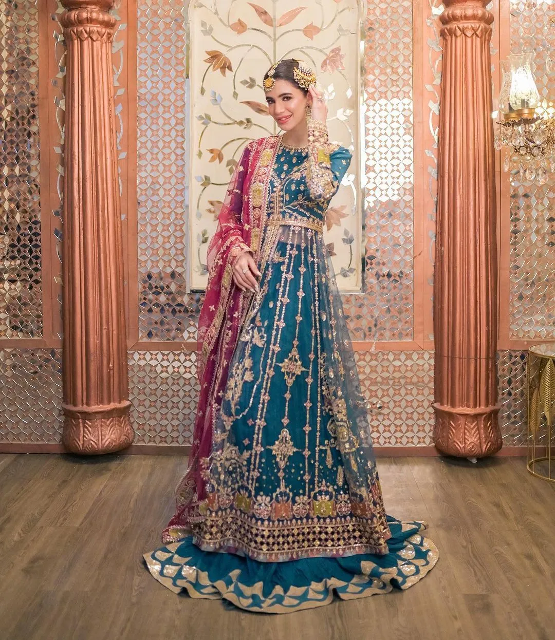 Qalamkar Dilnaaz Luxury Wedding Formals – DN-02 SABRINA