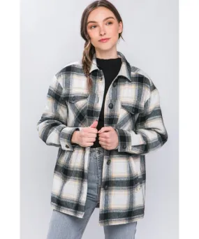 Rami Flannel Sherpa Shacket