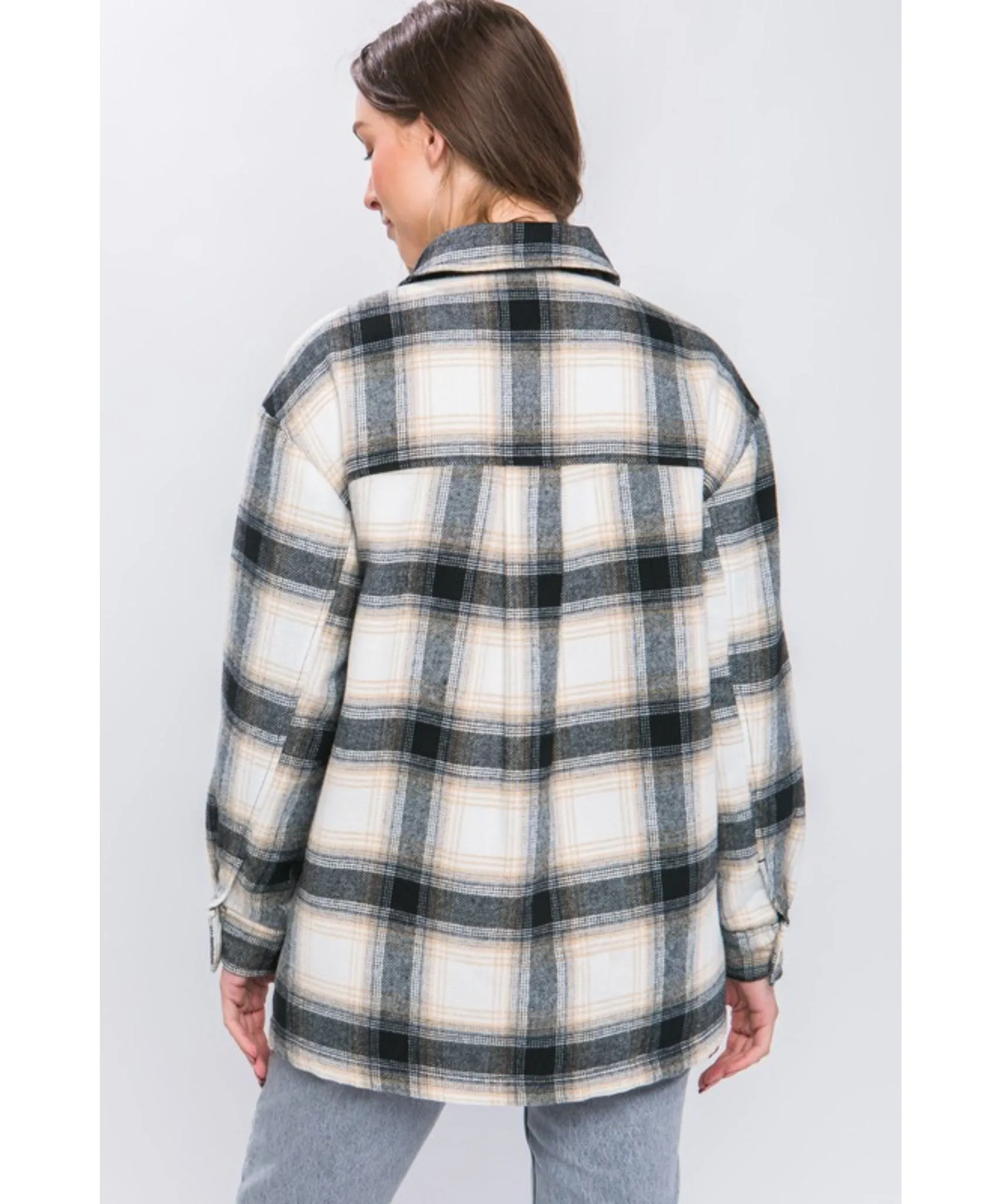 Rami Flannel Sherpa Shacket
