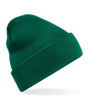 Recycled original cuffed beanie | Bottle Green