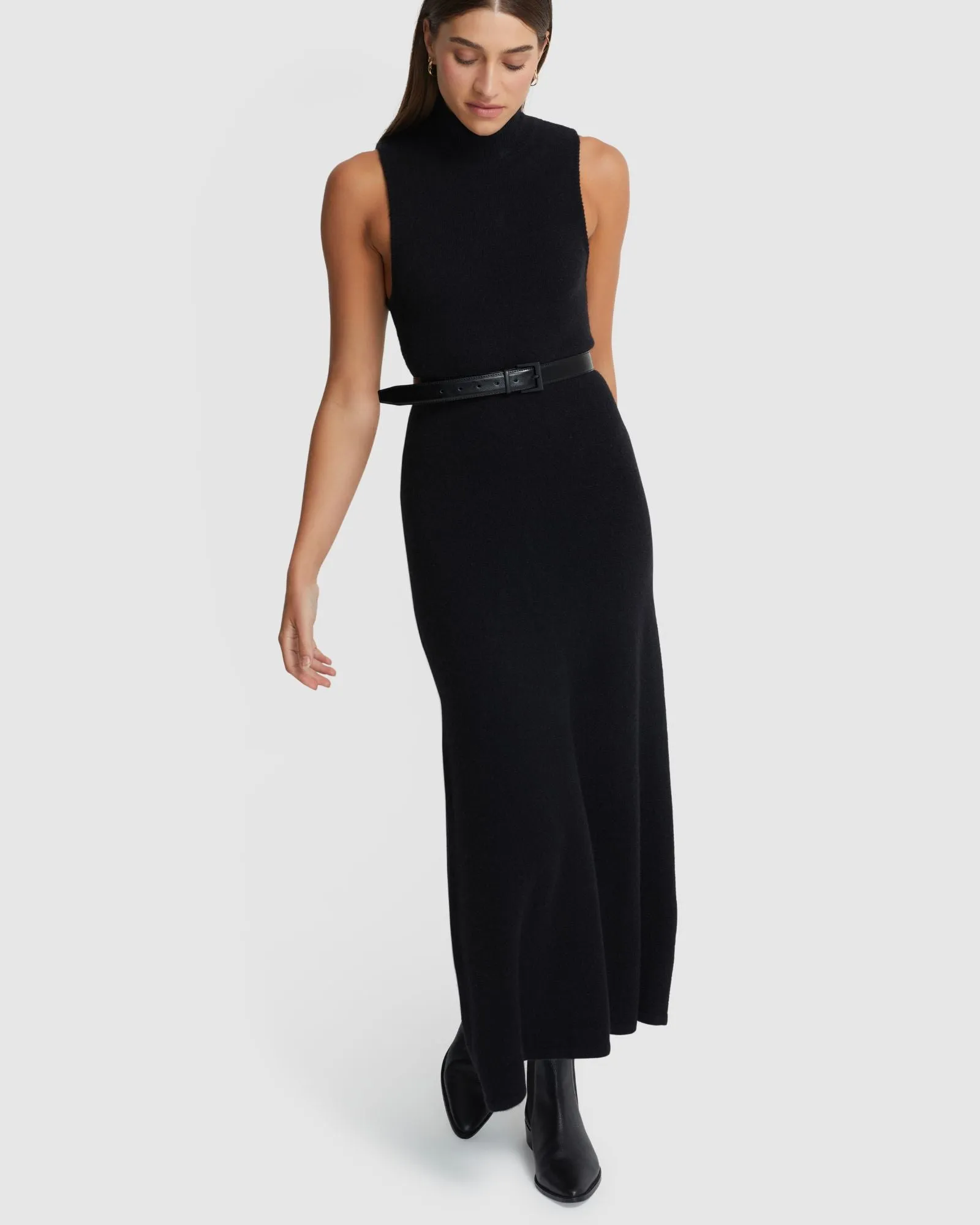 Renee Yak Blend Knitted Dress