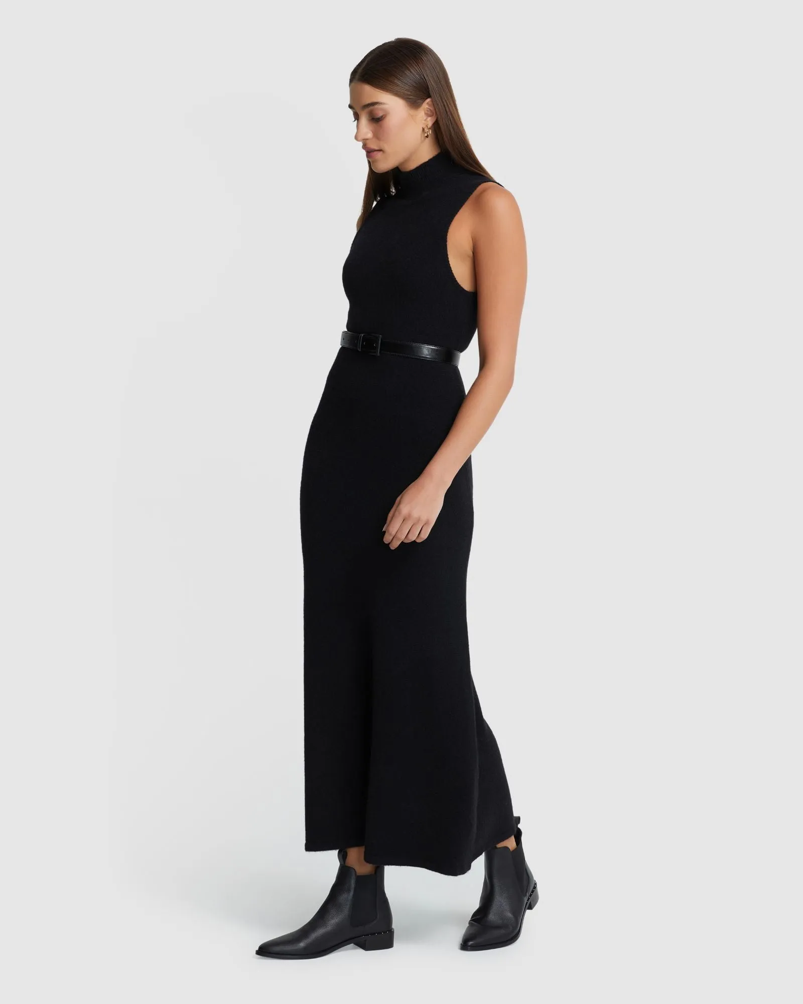 Renee Yak Blend Knitted Dress