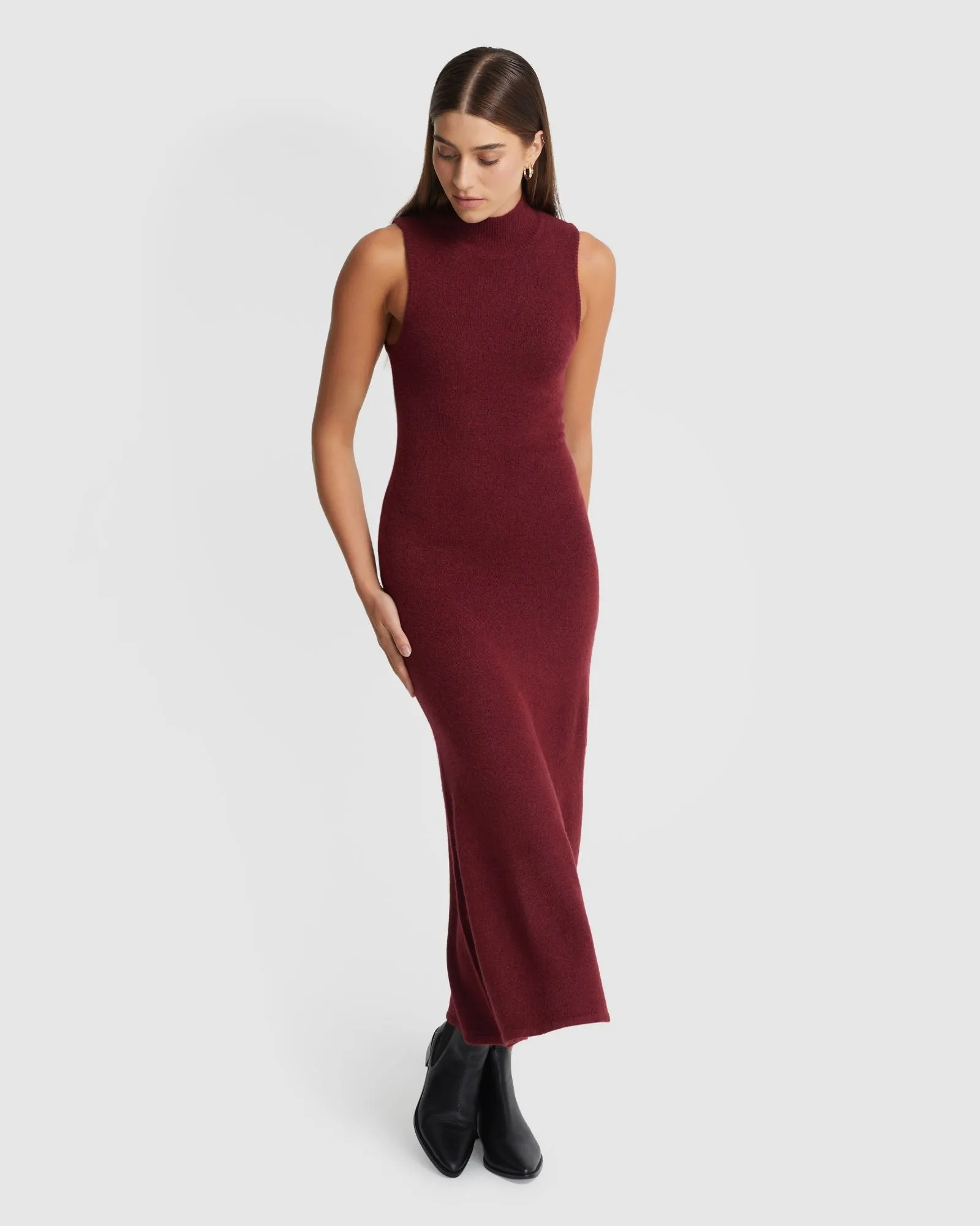 Renee Yak Blend Knitted Dress