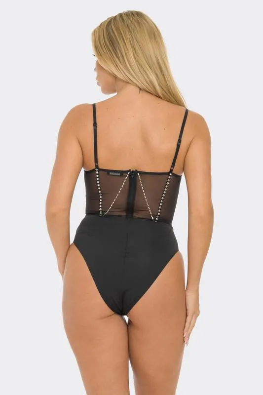Rhinestone Bodysuit