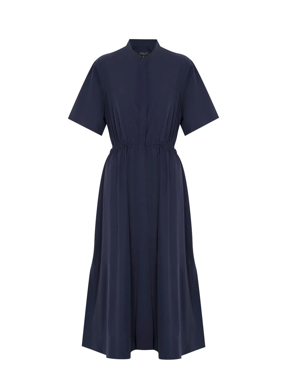 Ronan Cotton Poplin Dress (Navy)