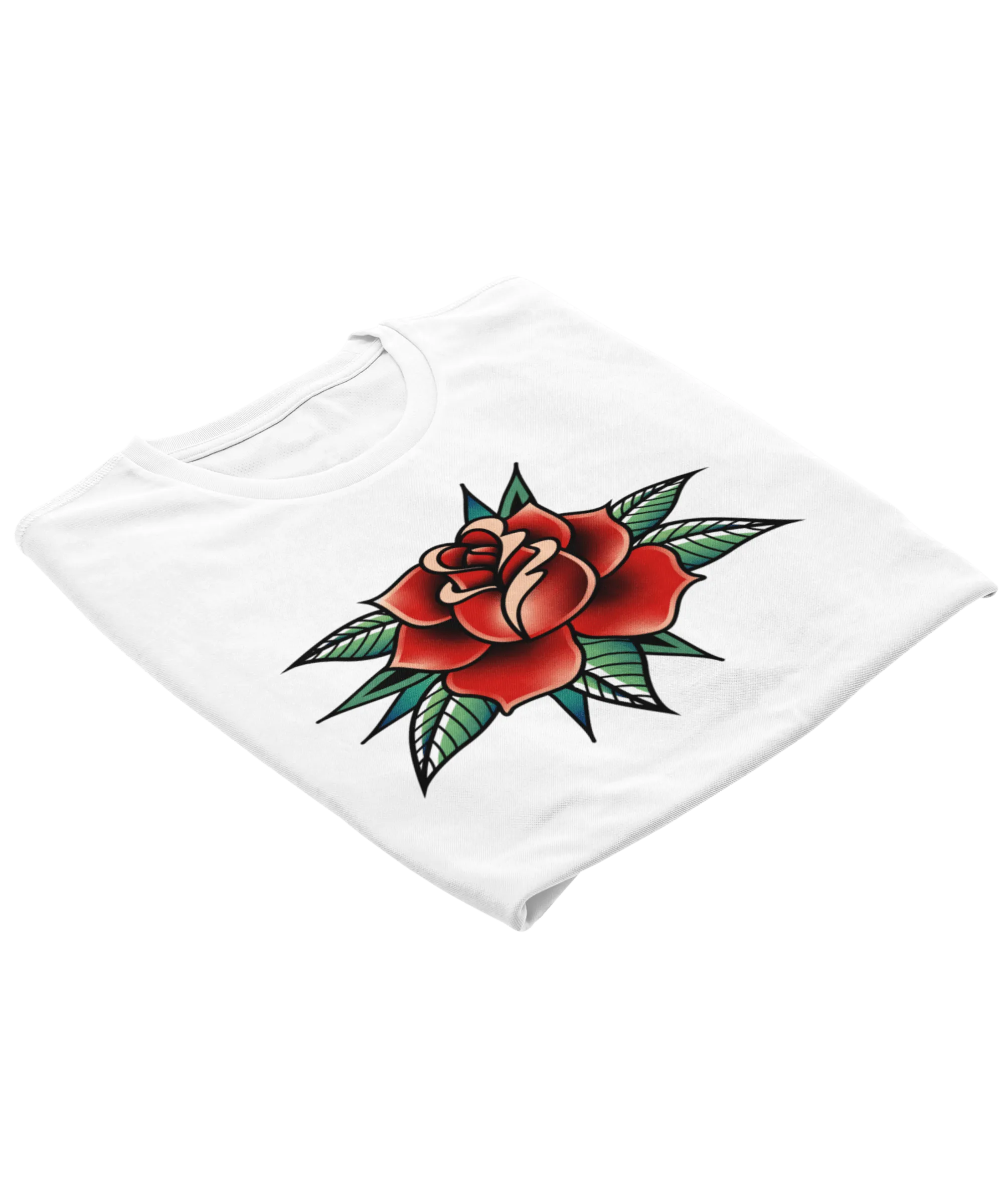 Rose Tattoo Design Adult T-Shirt