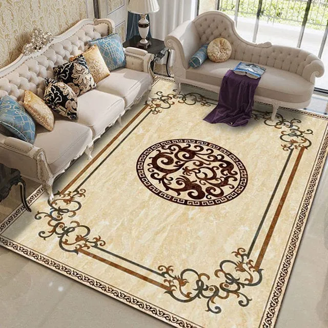 Royal Palace Design Luxury Non-Slip Rug Carpet