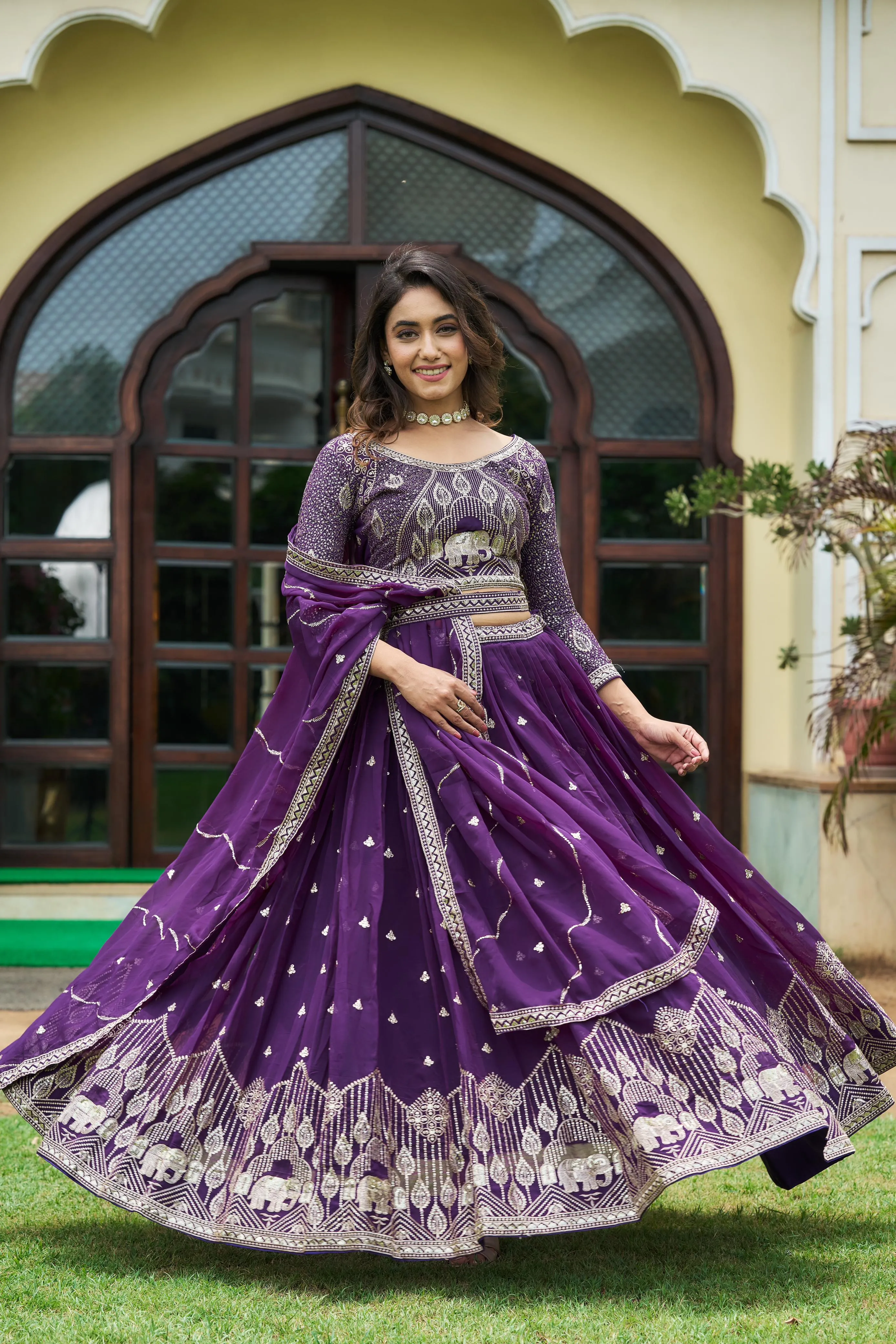 ROYAL STYLE WITH A DESIGNER LEHENGA CHOLI