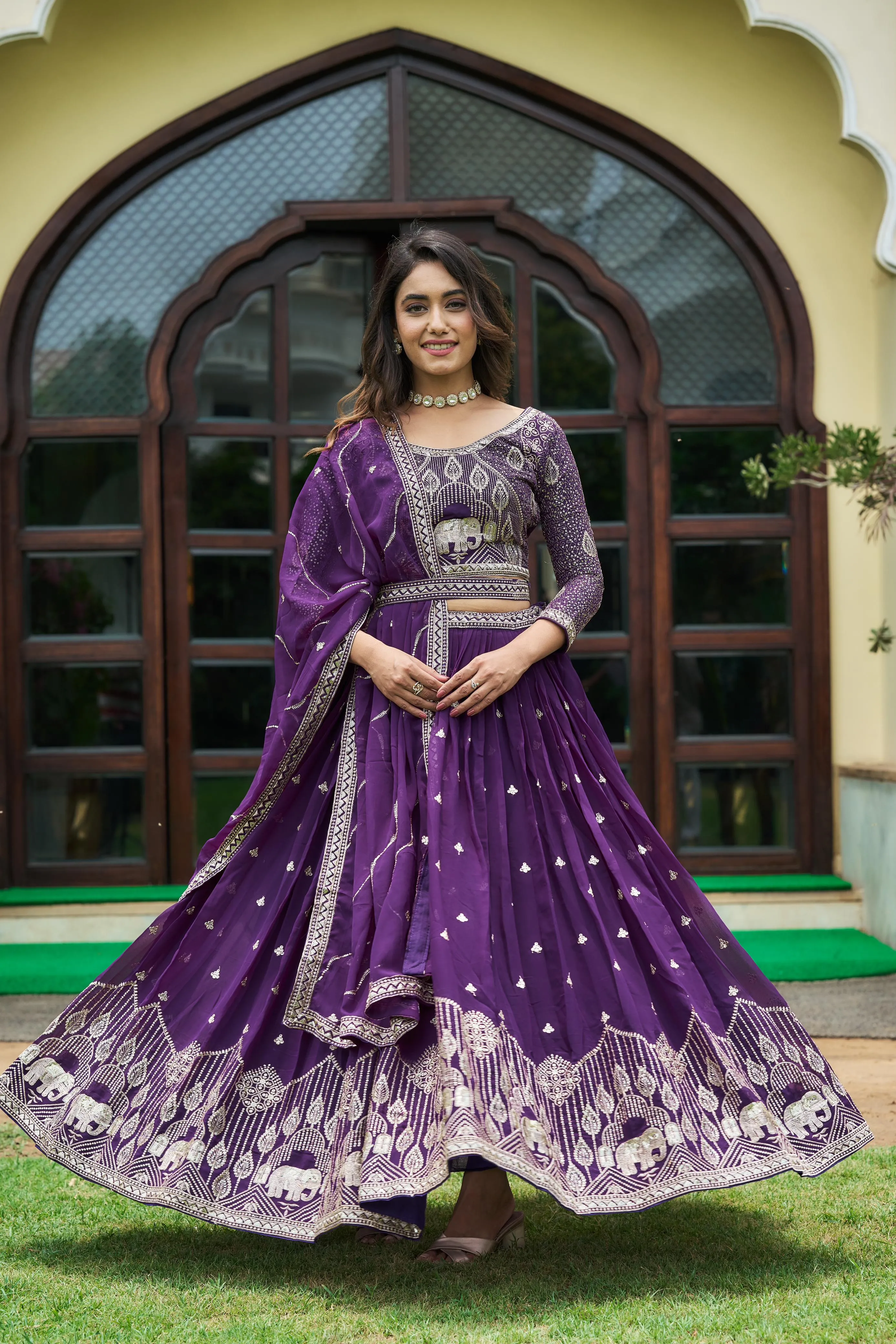 ROYAL STYLE WITH A DESIGNER LEHENGA CHOLI