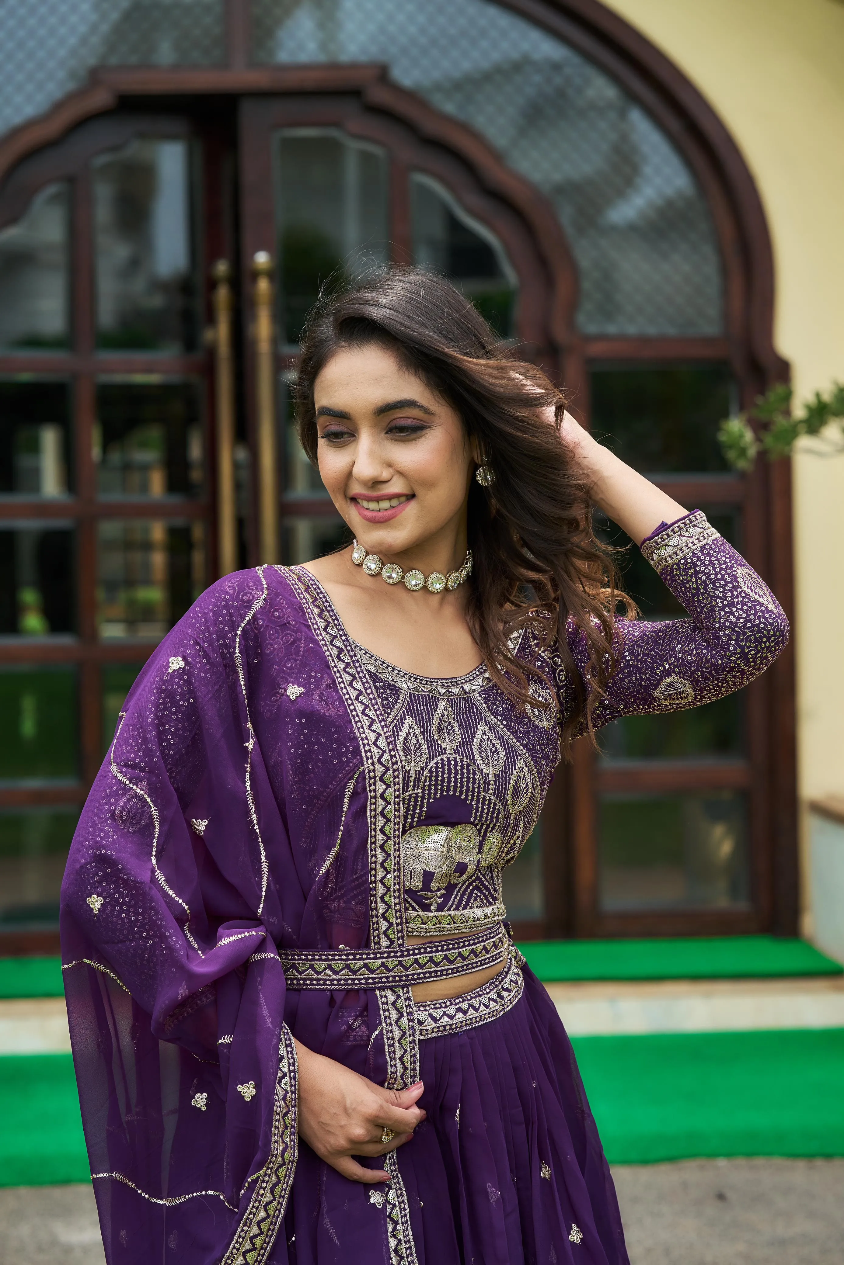 ROYAL STYLE WITH A DESIGNER LEHENGA CHOLI