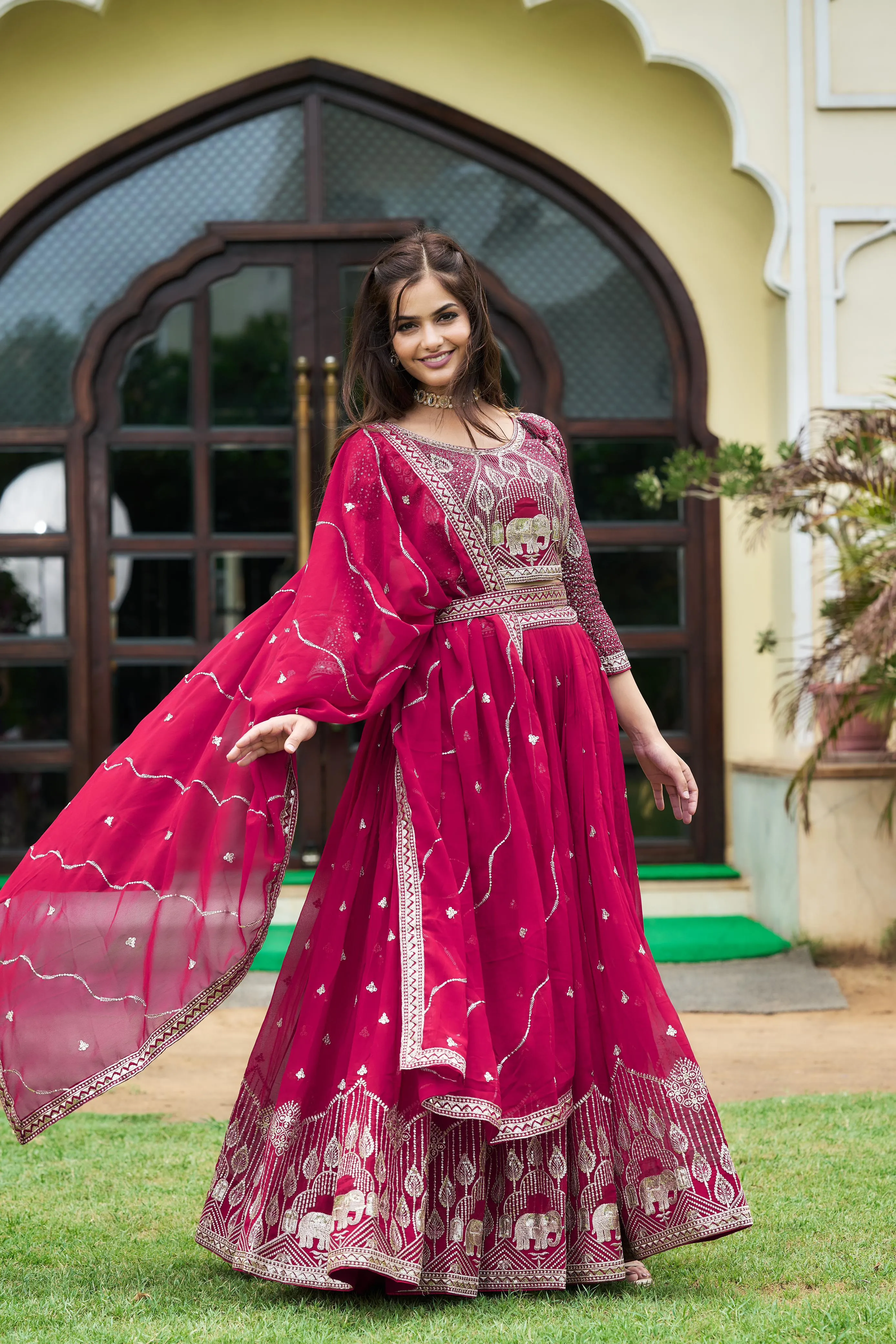ROYAL STYLE WITH A DESIGNER LEHENGA CHOLI