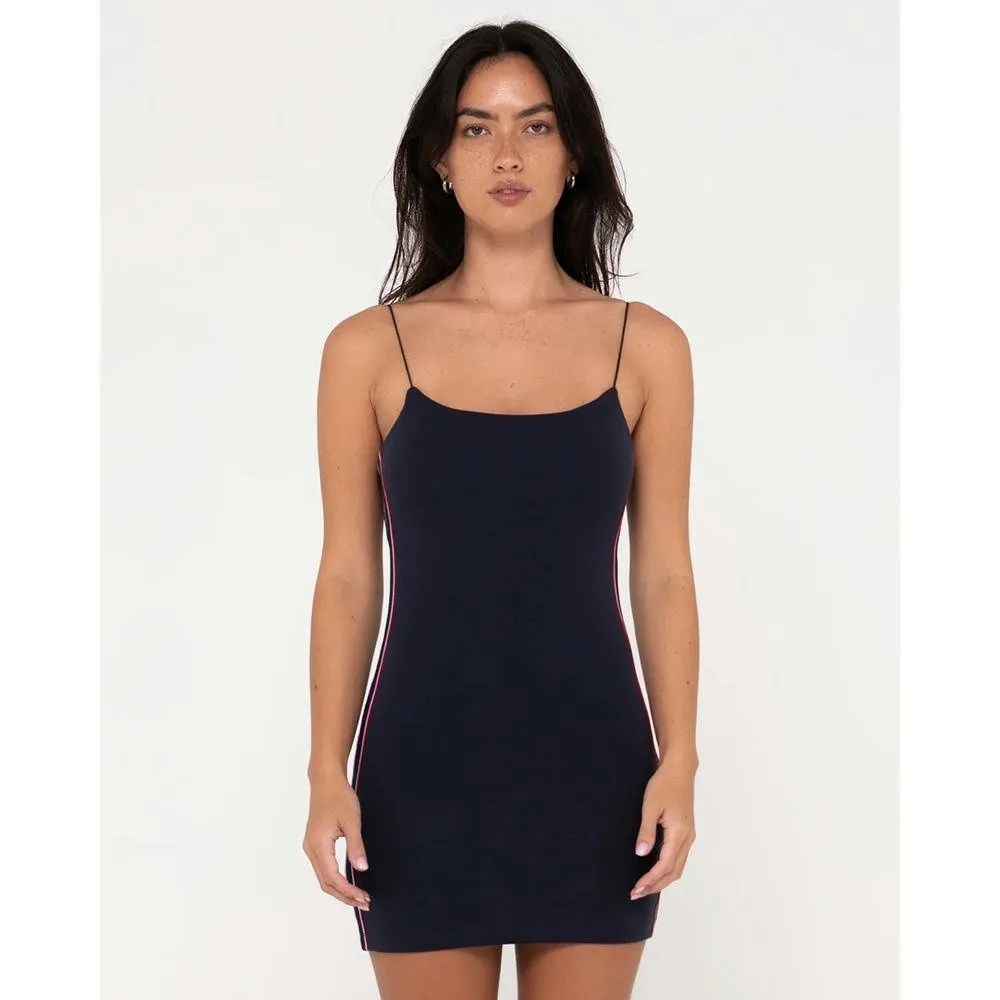 Rusty Racer Fitted Mini Dress