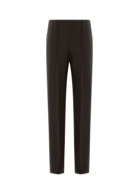 Scuba flared pants - black