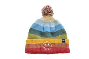 Sedona Stripe Smiley Pom Pom Hat