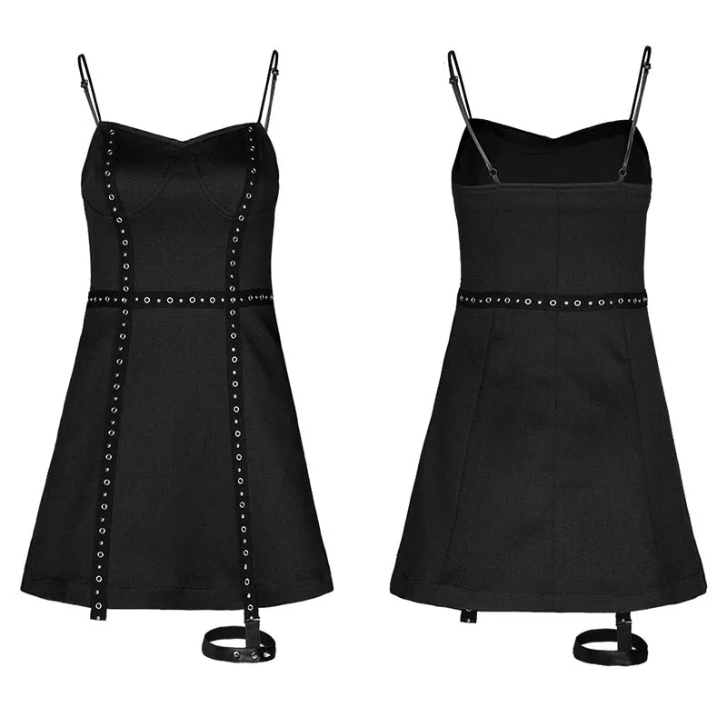 Sexy punk street slip dress