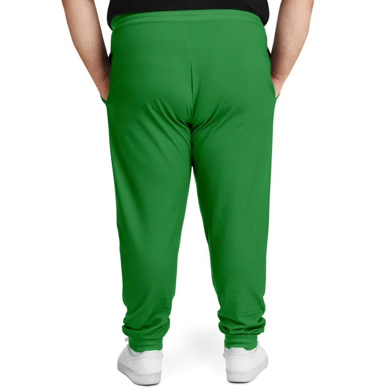 Shaded Green Joggers | Unisex | with PLUS sizes | C75M0Y100K30