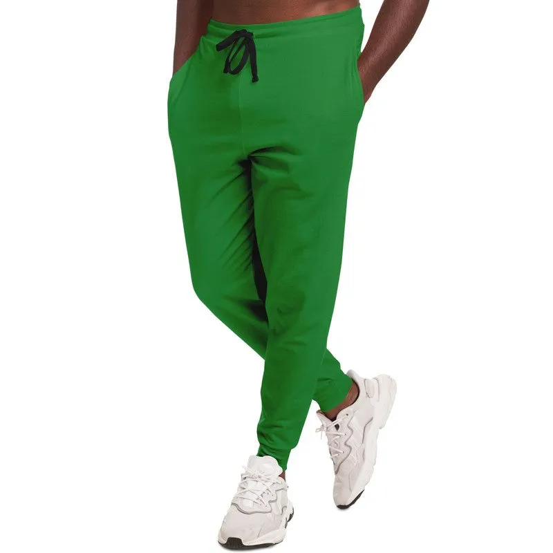 Shaded Green Joggers | Unisex | with PLUS sizes | C75M0Y100K30