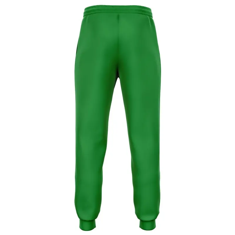 Shaded Green Joggers | Unisex | with PLUS sizes | C75M0Y100K30