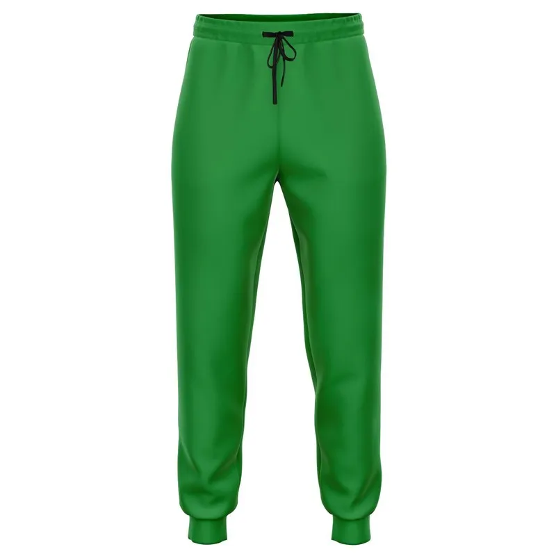Shaded Green Joggers | Unisex | with PLUS sizes | C75M0Y100K30