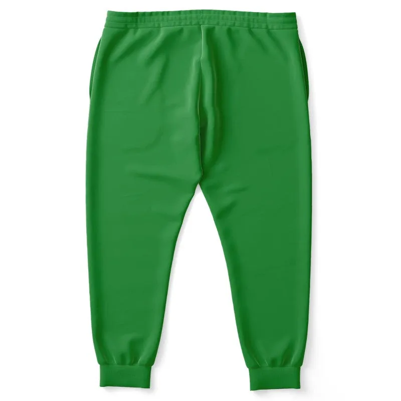 Shaded Green Joggers | Unisex | with PLUS sizes | C75M0Y100K30