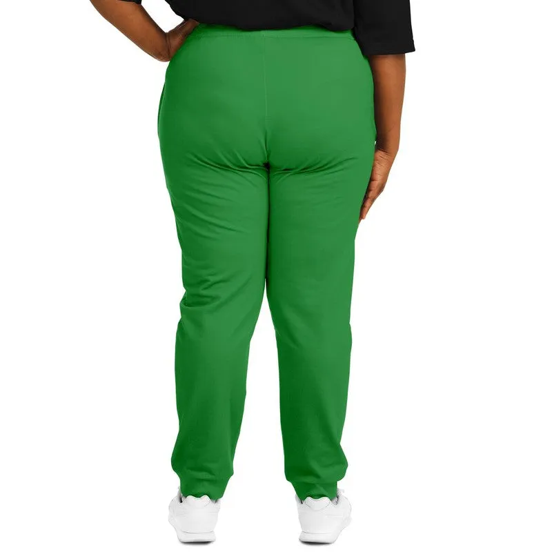 Shaded Green Joggers | Unisex | with PLUS sizes | C75M0Y100K30