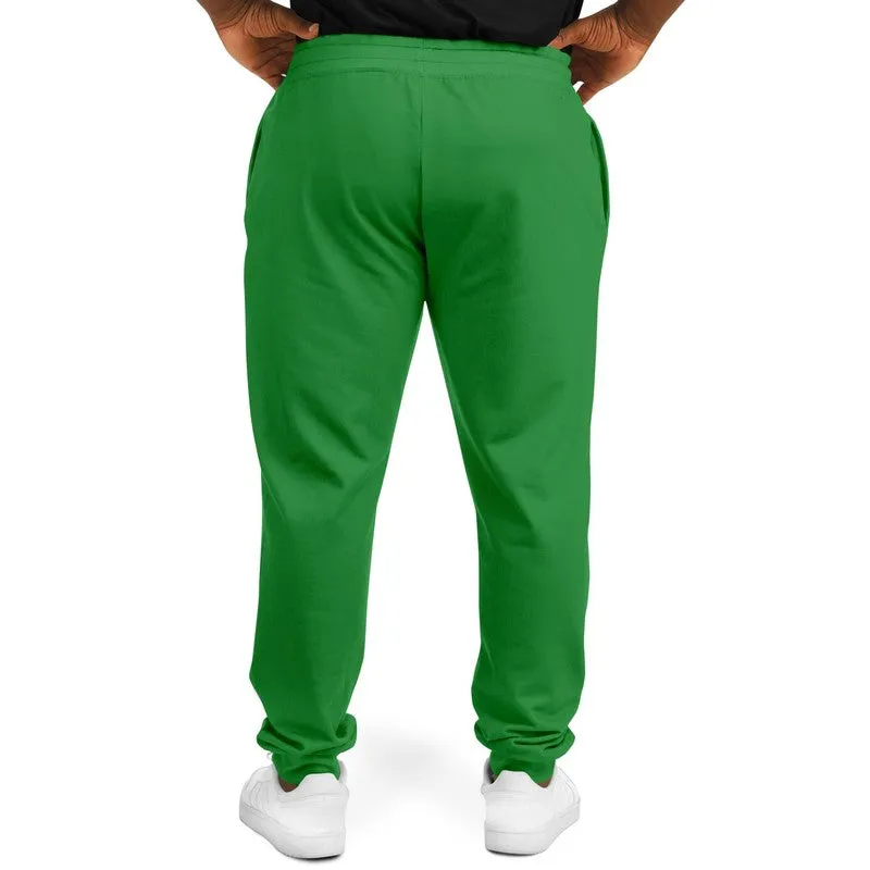 Shaded Green Joggers | Unisex | with PLUS sizes | C75M0Y100K30
